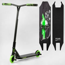 Самокат трюковый Best Scooter Fear зеленый (МТ-60611): Количество колес 2