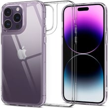 Аксесуар для iPhone Spigen Quartz Hybrid Crystal Clear (ACS04830) для iPhone 14 Pro Max: Колір прозрачный