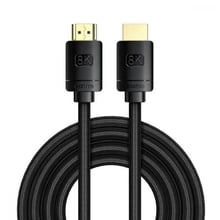 Кабель і перехідник Baseus High Definition (Zinc alloy) HDMI - HDMI V 2.1, (M/M), 1 м, Black (WKGQ000001): Тип кабель