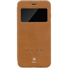 Чохол для iPhone Baseus Simple Flip Brown (LTAPIPH7P-SM08) for iPhone 8 Plus/iPhone 7 Plus: Колір коричневий