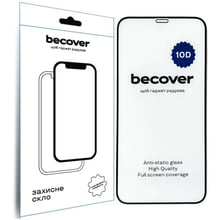 Захисне скло для iPhone BeCover Tempered Glass 10D Black для iPhone 11 | XR (711323): Колір черный