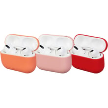 Чохол для навушників ArmorStandart Ultrathin Silicon 3in (Baby Pink, Crimson, Papaya) for Apple AirPods Pro: Тип чохол