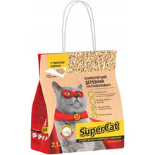 Наповнювач SuperCat Деревний Комкующийся 2.1 кг (3555): Вид Древесный