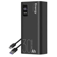 Зовнішній акумулятор OBAL:ME Power Bank 30000mAh EnergyPulse 22.5W Black (OMPWB30K): Кількість USB 5