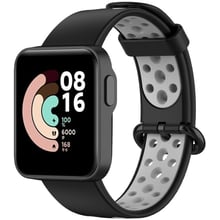 Becover Sport Band Vents Style Black/Gray для Xiaomi Mi Watch Lite/Redmi Watch 2/Redmi Watch 2 Lite (710502): Колір серый