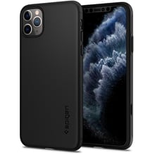 Аксесуар для iPhone Spigen Thin Fit Classic Black (077CS27450) for iPhone 11 Pro: Колір чорний