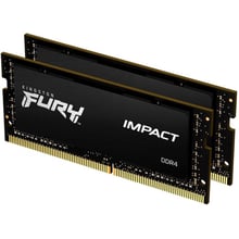 Kingston FURY 32 GB (2x16GB) SO-DIMM DDR4 2666 MHz Impact (KF426S16IBK2/32): Тип DDR4