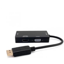 Кабель і перехідник Extradigital Display Port - HDMI. DVI. VGA (KBV1734): Тип адаптер