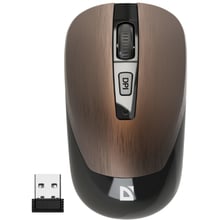 Мишка Defender Wave MM-995 Silent Wireless Bronze (52992): інтерфейс підключення Wireless, USB