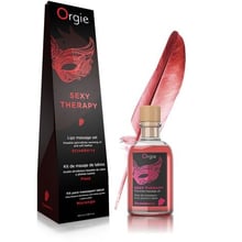 Масажне масло Orgie Lips Massage Kit Strawberry, полуниця, 100 мл: Тип Масло