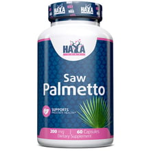 Haya Labs Saw Palmetto 200 мг Пила Пальметто 60 капсул: Форма выпуска Капсулы