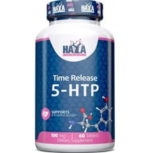 Амінокислота для спорту Haya Labs 5-HTP Time Release 100 mg 60 tab / 60 servings: Тип 5-HTP (Оксітріптан)