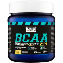 Амінокислота для спорту UNS BCAA 2: 1: 1 Instant 250 g / 25 servings / Lemon: Тип BCAA