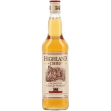 Віскі Highland Chief 3 yo blended 0.7 л 40% (DIS5028349100316): Об'єм, л 0.7