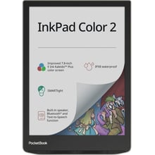 Електронна книга PocketBook 743C InkPad Color 2 Moon Silver (PB743C-N-CIS): Екран 7.8" E Ink Kaleido Plus (1872x1404)