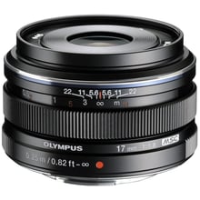 Объектив для фотоаппарата Olympus ZUIKO DIGITAL 17mm f/1.8 (black): Тип объектива Фиксированный