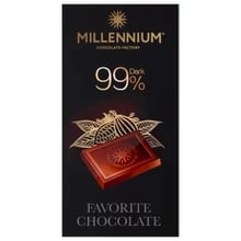 Шоколад Millennium Favorite чорний 99% 100 г (5902574395788): Вага, г 100