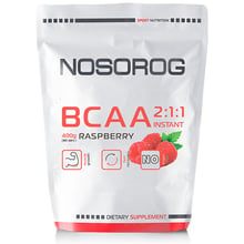 Аминокислота для спорта Nosorog Nutrition BCAA 2:1:1 400 g /72 servings/ Raspberry: Тип BCAA