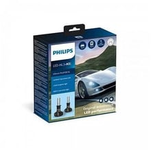 Светодиодная автолампа Philips H3 Ultinon Pro9100 +350% X2 12/24V 20W (11336U91X2): Головной свет Противотуманная, Ближний свет, Дальний свет