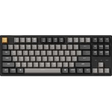 Клавіатура Keychron C1 Pro 87 Key QMK/VIA K pro Brown EN/UKR White Led Black (C1PK3_KEYCHRON): Підключення проводное