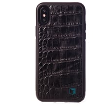 Чохол для iPhone Gmakin Leather Case Fashion Black (GLI06) for iPhone X/iPhone Xs: Колір чорний