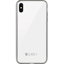 Чехол для iPhone SwitchEasy Glass X White (GS-103-44-166-12) for iPhone X/iPhone Xs: Цвет белый