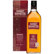 Виски купажированный "Hankey Bannister" Original 3 года 40% 1л (EV5010509414081): Объем, л 1