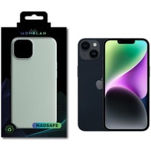 Аксесуар для iPhone Monblan Silicone Case MagSafe Succulent для iPhone 14: Колір зеленый