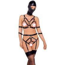 Комплект с маской Orion Bad Kitty Set Harness + Mask Black, S: Для кого Для женщин