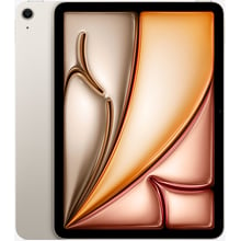 Планшет Apple iPad Air 11" 2024 Wi-Fi 256GB M2 Starlight (MUWJ3): Экран 11" Liquid Retina (2360x1640 точек) Multi-Touch c подсветкой LED и технологией IPS / Яркость 500 кд/м² / Олеофобное покрытие / Технология True Tone