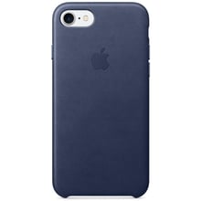 Чохол для iPhone Apple Leather Case Midnight Blue (MMY32/MQH82) for iPhone SE 2020/iPhone 8/iPhone 7: Колір синій