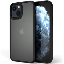 Аксесуар для iPhone Mobile Case TPU+PC Metal Buttons Black для iPhone 13: Колір черный