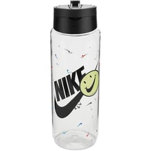 Фляга Пляшка Nike TR RENEW RECHARGE STRAW BOTTLE 24 OZ Прозорий чорний Уні 709 мл (N.100.7643.968.24): Виробник Nike