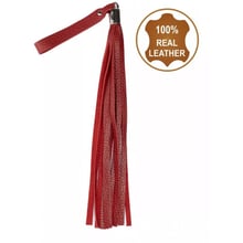 Флоггер из натуральной кожи Flirty Soft Leather - Red, BM-00025: Производитель Flirty