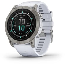 Смарт-часы Garmin Epix Pro (Gen 2) 51mm Sapphire Titanium with Whitestone Band (010-02804-11): Дисплей 1.4 AMOLED (454x454)