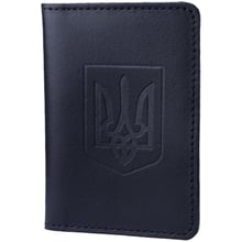 Мужская обложка для документов DNK Leather синяя (DNK-minidoc-R-Gerb-colK): Пол Мужской