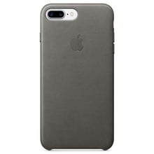 Чохол для iPhone Apple Leather Case Storm Gray (MMYE2) for iPhone 8 Plus/iPhone 7 Plus: Колір сірий