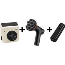 Комплект видеорегистратор Xiaomi 70mai Dash Cam A400 Ivory + автополировщик Baseus NeoPower Wireless Mini Car Waxer CRLQ000001 + насос Baseus Inflator Pump CRCQ000001