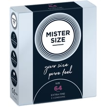 Презервативи Mister Size 64 (3 pcs): Тип Классические