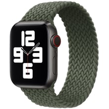 Аксесуар для Watch Apple Braided Solo Loop Inverness Green Size 9 (MY862) for Apple Watch 42 / 44mm