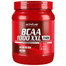 Амінокислота для спорту Activlab Bcaa 1000 XXL 240 tablets: Тип BCAA