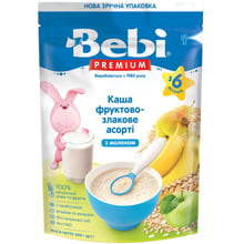 Каша молочна Bebi Premium Фруктово-злакове асорті 200 г (1105060): Тип Каши молочные