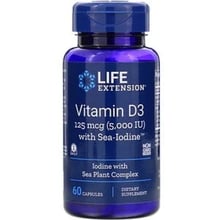 Life Extension Vitamin D3 5.000 IU Вітамін Д3 60 капсул: Тип вітамін D