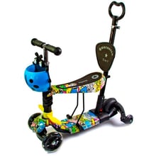 Scooter "Божья коровка" 5in1. Graffity (4-х колесный, многофункциональный): Количество колес 4