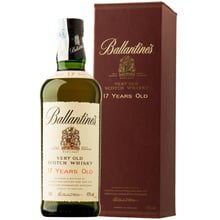 Віскі Ballantine's 17 Years Old, gift box, 0.7л 40% (STA5010106110126): Об'єм, л 0.7