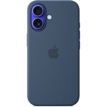 Чохол для iPhone Apple iPhone 16 Silicone Case with MagSafe - Denim (MYY23ZM/A): Колір синий