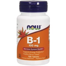 NOW Foods Vitamin B-1 100 mg 100 tabs / 100 servings