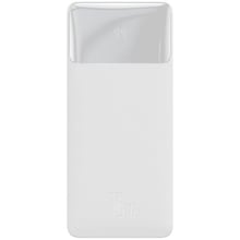 Зовнішній акумулятор Baseus Power Bank 30000mAh Bipow Display 15W White (PPDML-K02): Кількість USB 3