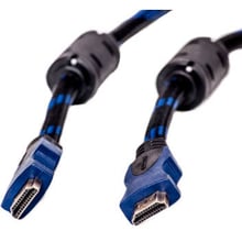 Кабель і перехідник PowerPlant HDMI - HDMI, 3м, позолочені коннектори, 1.4V, Nylon (KD00AS1202): Тип кабель