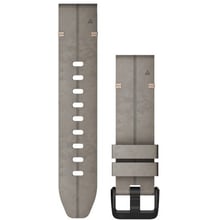 Garmin QuickFit 20mm Watch Bands Shale Grey Suede Leather (010-12876-00): Колір серый